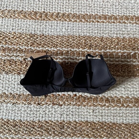 SKIMS Fits Everybody T Shirt Push-Up Bra Onyx Black Sz. 36C NWT - Picture 5 of 6